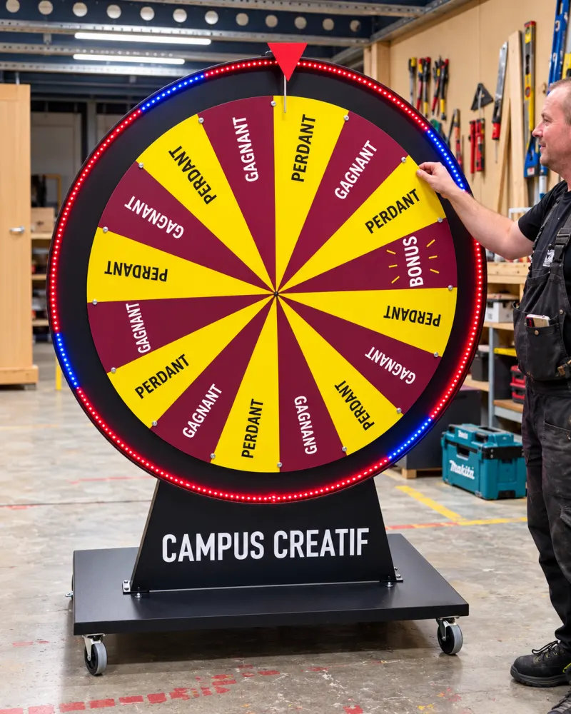 Roue de la fortune — Campus Créatif